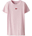 Name It T-shirt - NkfVivemma - Rib - Ballerina/Watermelon Slice