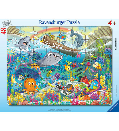 Ravensburger Puslespil - 48 Brikker - Ocean Friends
