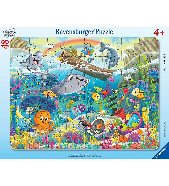 Ravensburger Puslespil - 48 Brikker - Ocean Friends