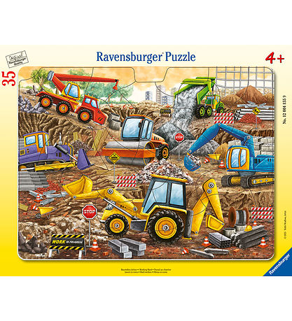 Ravensburger Puslespil - 35 Brikker - Working Hard