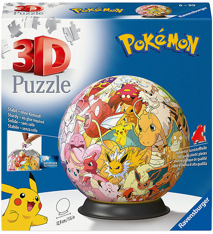 Ravensburger Puslespil - 3D - 72 Brikker - Pokémon