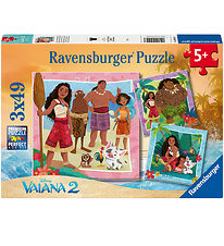 Ravensburger Puslespil - 3x49 brikker - Disney Vaiana Ravensburger Puslespil - 3x49 brikker - Disney Vaiana