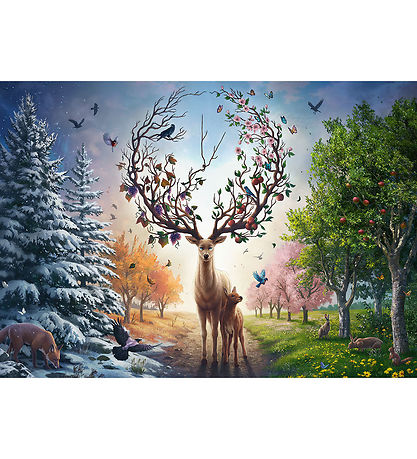 Ravensburger Puslespil - 1000 Brikker - Magical Deer