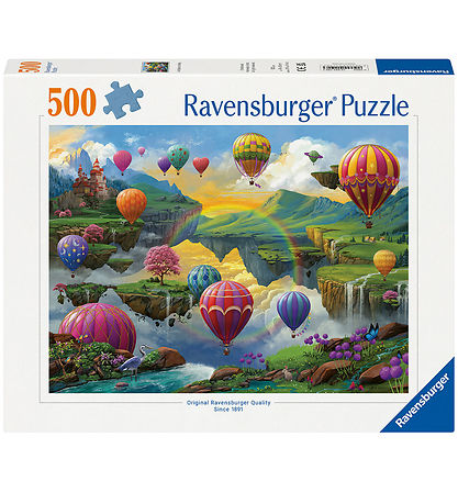 Ravensburger Puslespil - 500 Brikker - Air Balloon Valley Ravensburger Puslespil - 500 Brikker - Air Balloon Valley