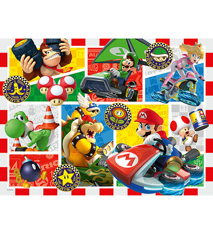 Ravensburger Puslespil - 150 Brikker - Mario Kart Ravensburger Puslespil - 150 Brikker - Mario Kart