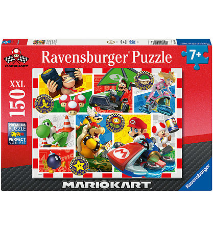 Ravensburger Puslespil - 150 Brikker - Mario Kart