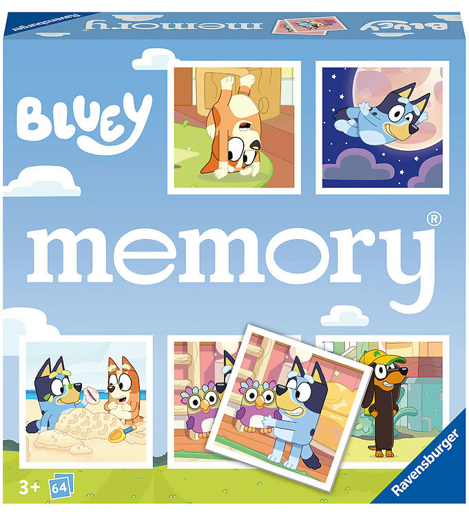 Ravensburger Memoryspel - Bluey