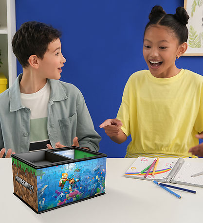 Ravensburger Puslespil - 3D Treasure Box - 223 dele - Minecraft