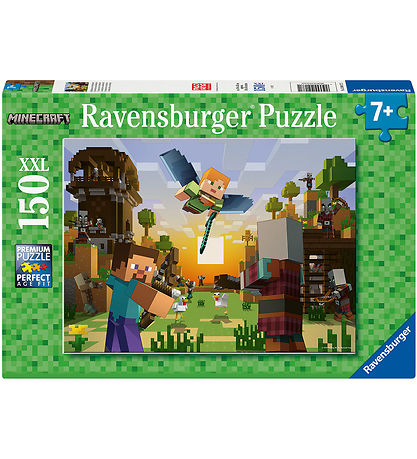 Ravensburger Púsluspil - 150 Kubbar - Minecraft arkitektúr an