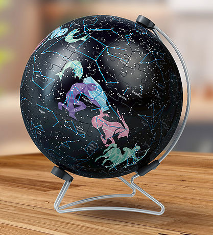 Ravensburger Puslespil - 3D - 180 Brikker - Glow Dark Starglobe Ravensburger Puslespil - 3D - 180 Brikker - Glow Dark Starglobe