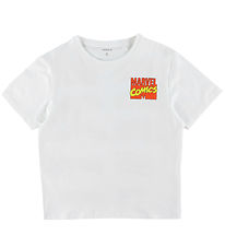 Name it t-shirt - NkmAdriel - Bright White m. Print Name it t-shirt - NkmAdriel - Bright White m. Print