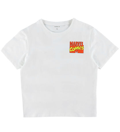 Name it t-shirt - NkmAdriel - Bright White m. Print Name it t-shirt - NkmAdriel - Bright White m. Print