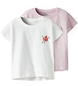 Name it T-shirt - 2-Pak - NmfVarutti - Ballerina/Bright White