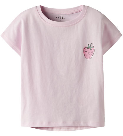 Name it T-shirt - 2-Pak - NmfVarutti - Ballerina/Bright White