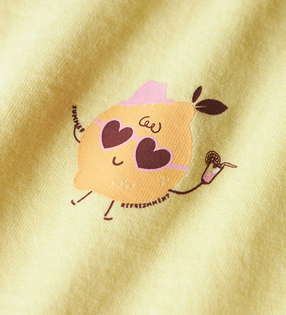 Name it T-shirt  - 2-Pak - NmfVarutti - Lemon Meringue/Bright Wh