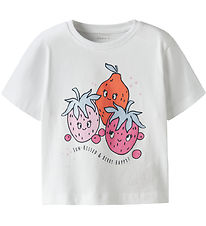 Name it T-shirt - NmfHelka - Lucent White Name it T-shirt - NmfHelka - Lucent White