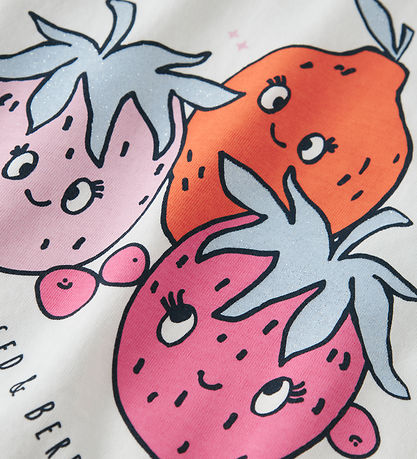 Name it T-shirt - NmfHelka - Lucent White Name it T-shirt - NmfHelka - Lucent White