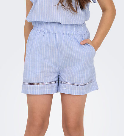 Kids Only Shorts - KogDaimi - Cashmere Blue/White