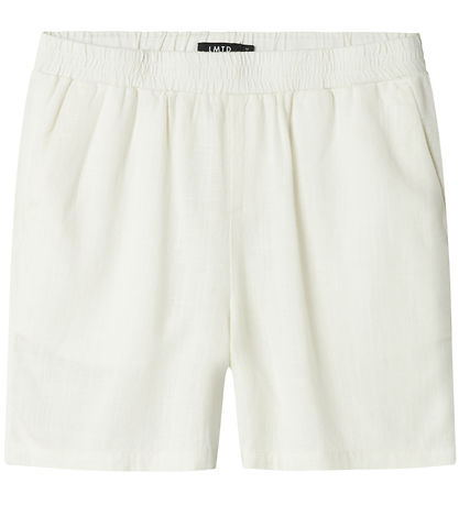 LMTD Shorts - Viskose/Hør - Noos - NlnFinen - White Alyssum LMTD Shorts - Viskose/Hør - Noos - NlnFinen - White Alyssum