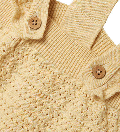 Lil' Atelier Bloomers w. Suspenders - NbfHope - Knitted - Sea Mi