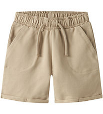 Lil' Atelier Sweatshorts - NmmOmads - Irish Cream Lil' Atelier Sweatshorts - NmmOmads - Irish Cream