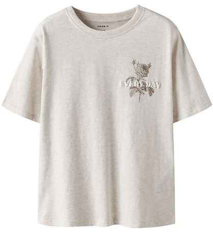 Name It T-shirt - NkmHadda - Peyote Melange Name It T-shirt - NkmHadda - Peyote Melange