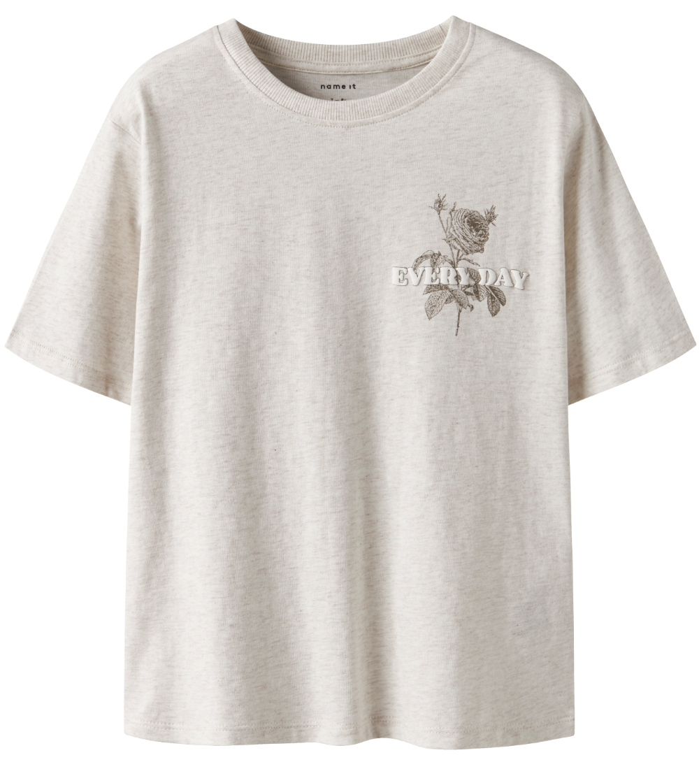 Name It T-Shirt - NkmHadda - Peyote Melange - Name It - 6 Jahre (116) - T-Shirts