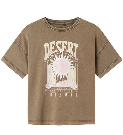 Name It T-shirt - NkfHommi - Walnut Name It T-shirt - NkfHommi - Walnut