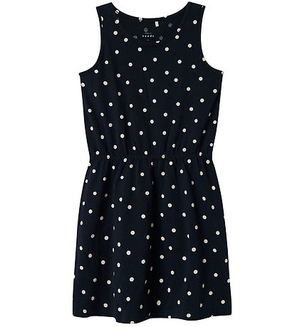Name It Kjole - NkFVigga - Dark Sapphire/Dot