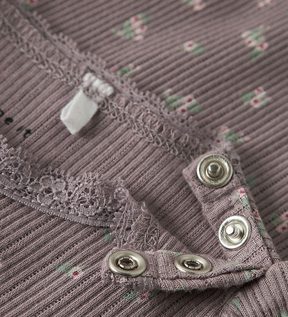 Name It Body l/æ - Rib - NbfHoise - Purple Dove m. Blomster Name It Body l/æ - Rib - NbfHoise - Purple Dove m. Blomster