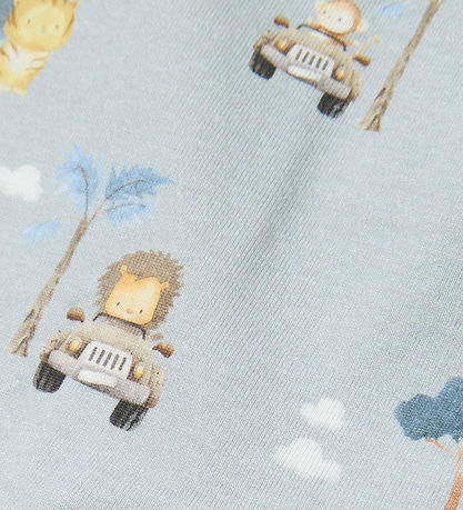 Name It Sommerdragt - NbmHelp - Pearl Blue m. Print Name It Sommerdragt - NbmHelp - Pearl Blue m. Print