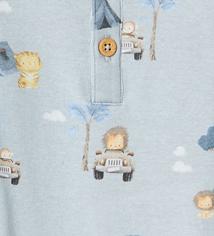 Name It Body l/æ - NbmHelp - Pearl Blue m. Print