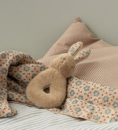 Maileg Ranglesæt - Harerangle/Stofble- Cream Peach