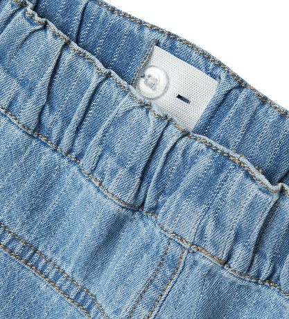 Name it Shorts -  NkmRyan - Lyseblå Denim/Striber Name it Shorts -  NkmRyan - Lyseblå Denim/Striber
