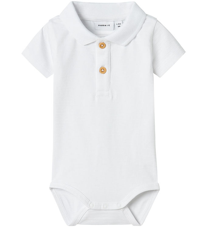 Name It Body k/æ - NbmHofman - Polo - Bright White