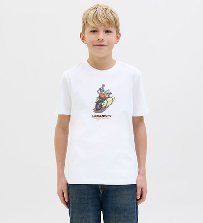 Jack & Jones T-shirt - Jorskull - Bright White