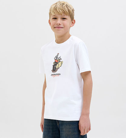 Jack & Jones T-shirt - Jorskull - Bright White