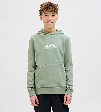 Jack & Jones Hoodie - JjBeau - Iceberg Green
