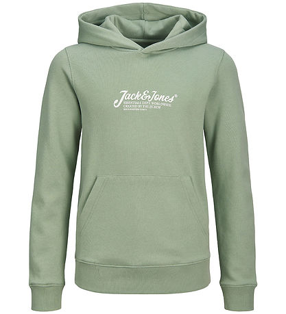Jack & Jones Hoodie - JjBeau - Iceberg Green