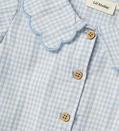 Lil Atelier T-shirt - NmfHazelle - Zen Blue