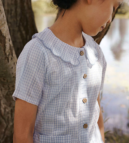 Lil Atelier T-shirt - NmfHazelle - Zen Blue