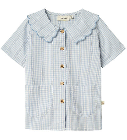 Lil Atelier T-shirt - NmfHazelle - Zen Blue