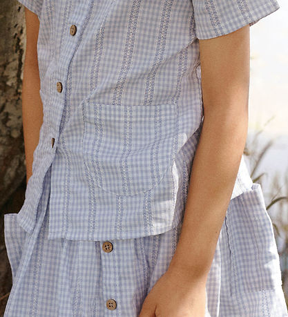 Lil Atelier Nederdel - NmfHazelle - Zen Blue Lil Atelier Nederdel - NmfHazelle - Zen Blue