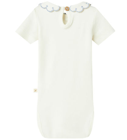 Lil Atelier T-shirt - NbfFundo - Coconut Milk/Zen Blue Lil Atelier T-shirt - NbfFundo - Coconut Milk/Zen Blue