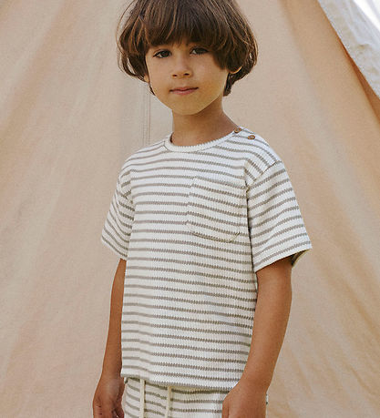 Lil Atelier T-shirt - NmmTadeo - Seagrass