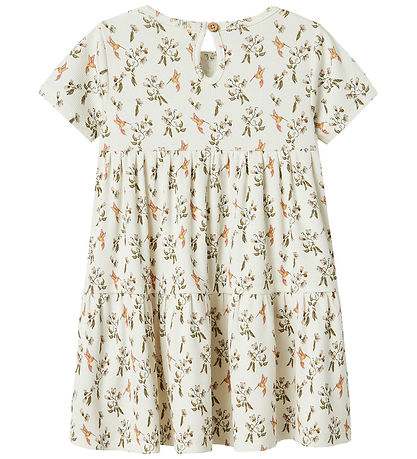 Lil Atelier Kjole - NmfLavo - Coconut Milk/Humming Bird Lil Atelier Kjole - NmfLavo - Coconut Milk/Humming Bird