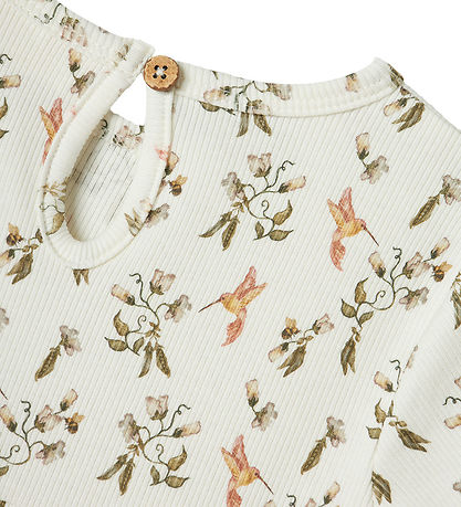 Lil Atelier Kjole - NmfLavo - Coconut Milk/Humming Bird Lil Atelier Kjole - NmfLavo - Coconut Milk/Humming Bird