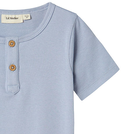 Lil Atelier T-shirt - NmmLalo - Zen Blue Lil Atelier T-shirt - NmmLalo - Zen Blue