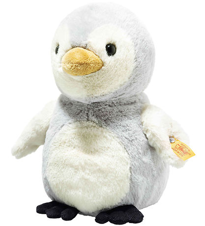 Steiff Bamse - 21cm - Lio Penguin - Lysegrå