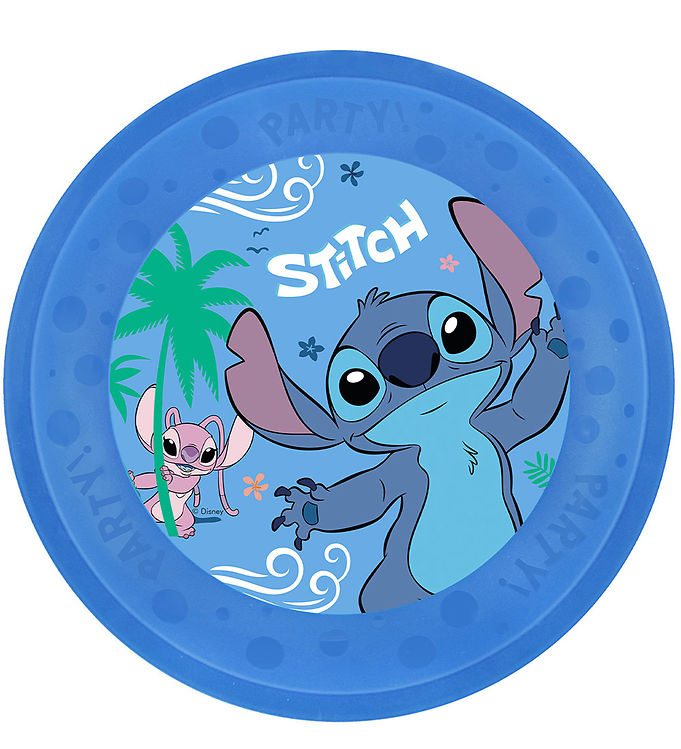 Decorata Party Plastiktallerkner - 4-pak - 21 cm - Stitch & Ange